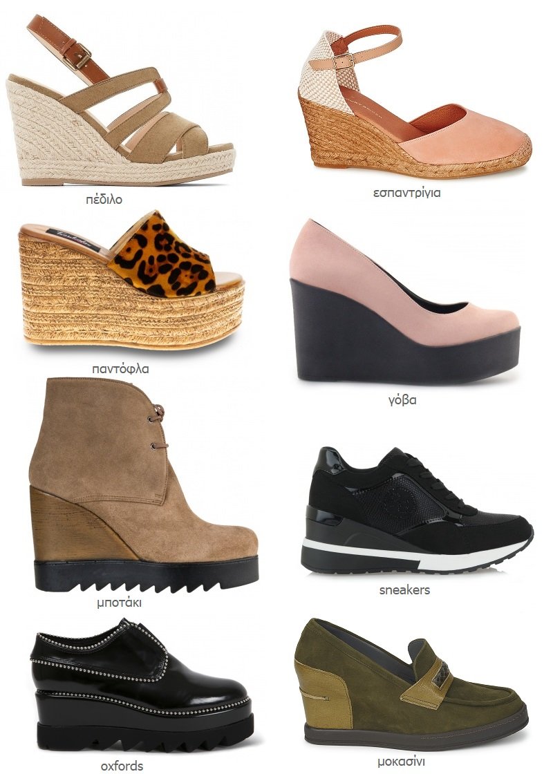 γυναικεία παπούτσια πλατφόρμες