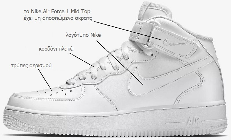 μεσαία Nike Air Force 1