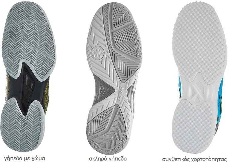 παιδικά παπούτσια για τένις ανάλογα με το στιλ γηπέδου