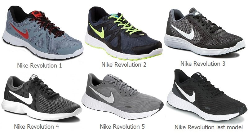 παπούτσια αθλητικά running Nike Revolution 1, 2, 3, 4, 5, 6