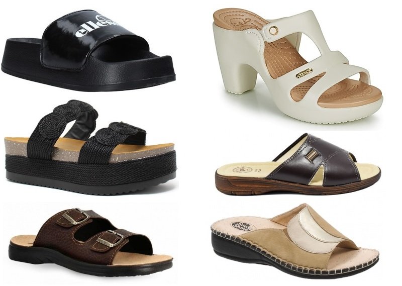 ανοιχτές καλοκαιρινές παντόφλες