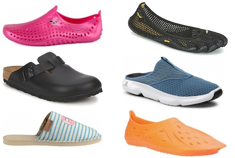 κλειστές καλοκαιρινές παντόφλες