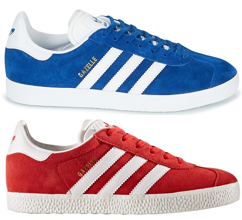 Adidas Gazelle μπλε - κόκκινο